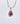 Amethyst with Cacoxenite Teardrop Pendant